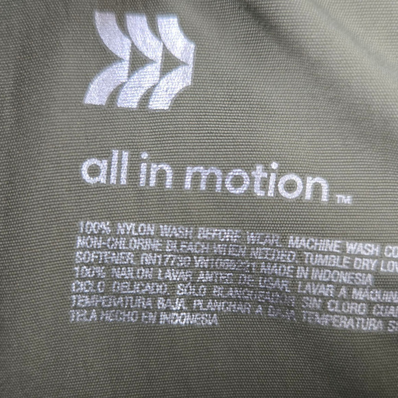 All in Motion Olive Green High Waisted 4in Active UPF 50+ Running Shorts Size XS - Picture 4 of 12